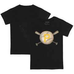 Pittsburgh Pirates Tiny Turnip Youth Baseball Cross Bats T-Shirt - MLB