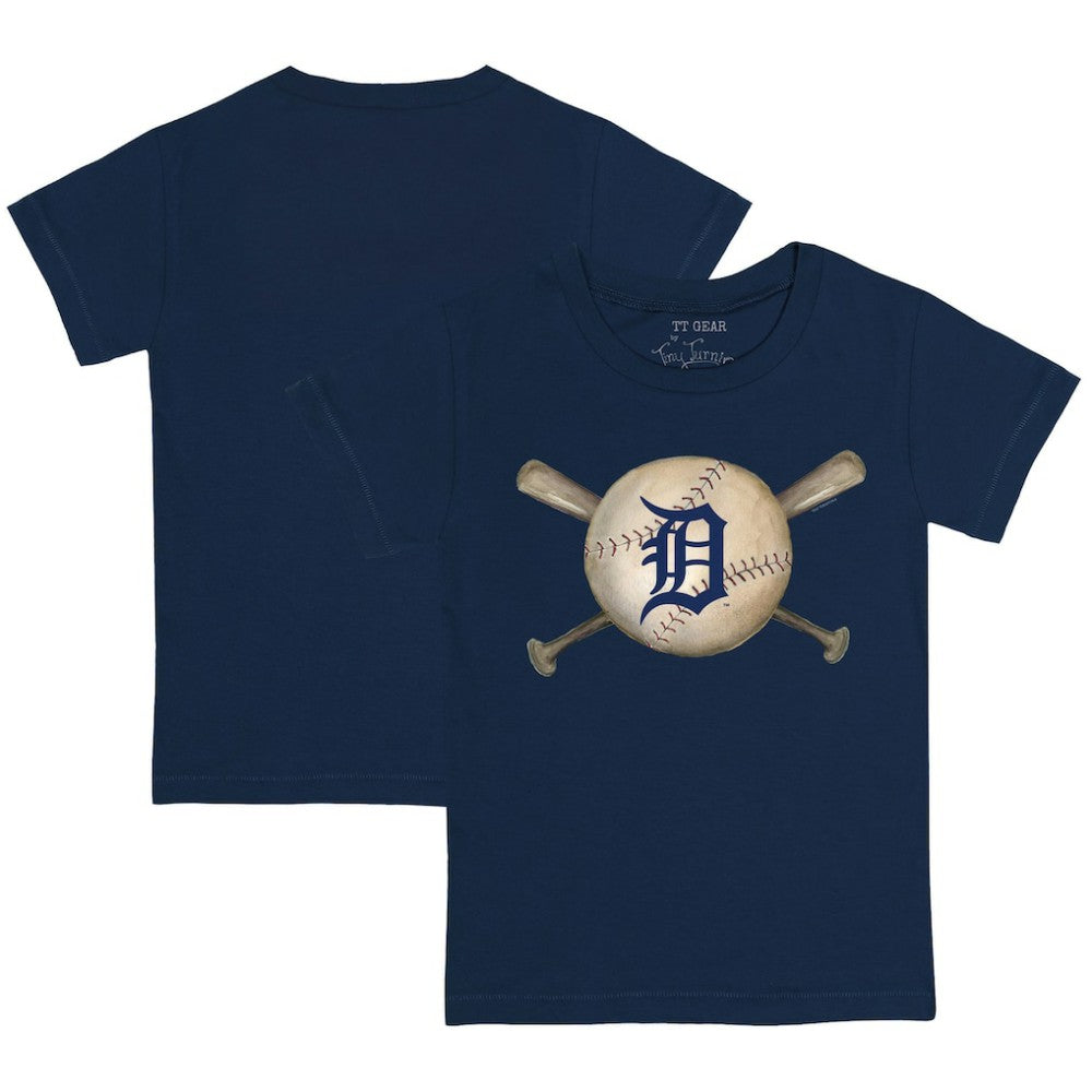 Detroit Tigers Tiny Turnip Youth Baseball Cross Bats T-Shirt - MLB