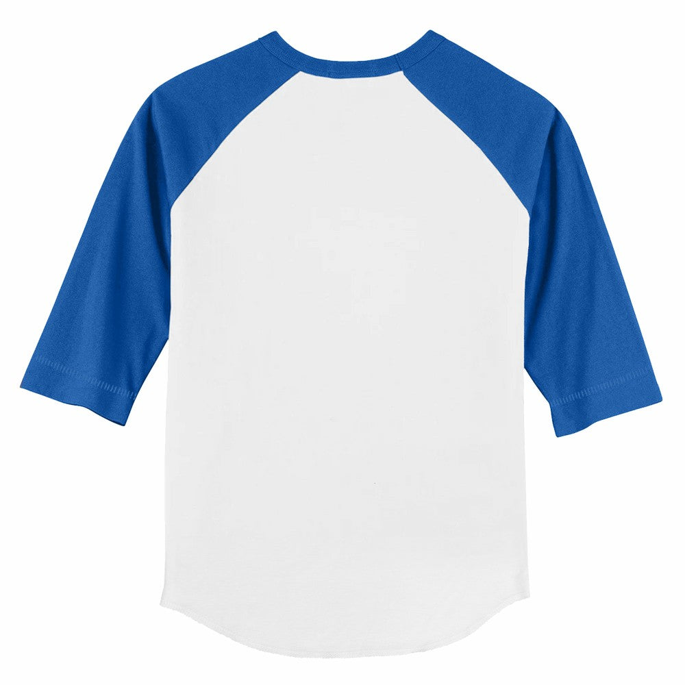 Kansas City Royals Tiny Turnip Youth Baseball Cross Bats 3/4-Sleeve Raglan T-Shirt - MLB