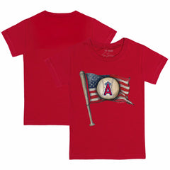Los Angeles Angels Tiny Turnip Youth Baseball Flag T-Shirt - MLB
