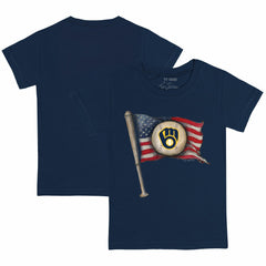 Milwaukee Brewers Tiny Turnip Youth Baseball Flag T-Shirt - MLB
