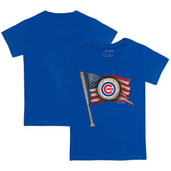 Chicago Cubs Tiny Turnip Youth Baseball Flag T-Shirt - MLB