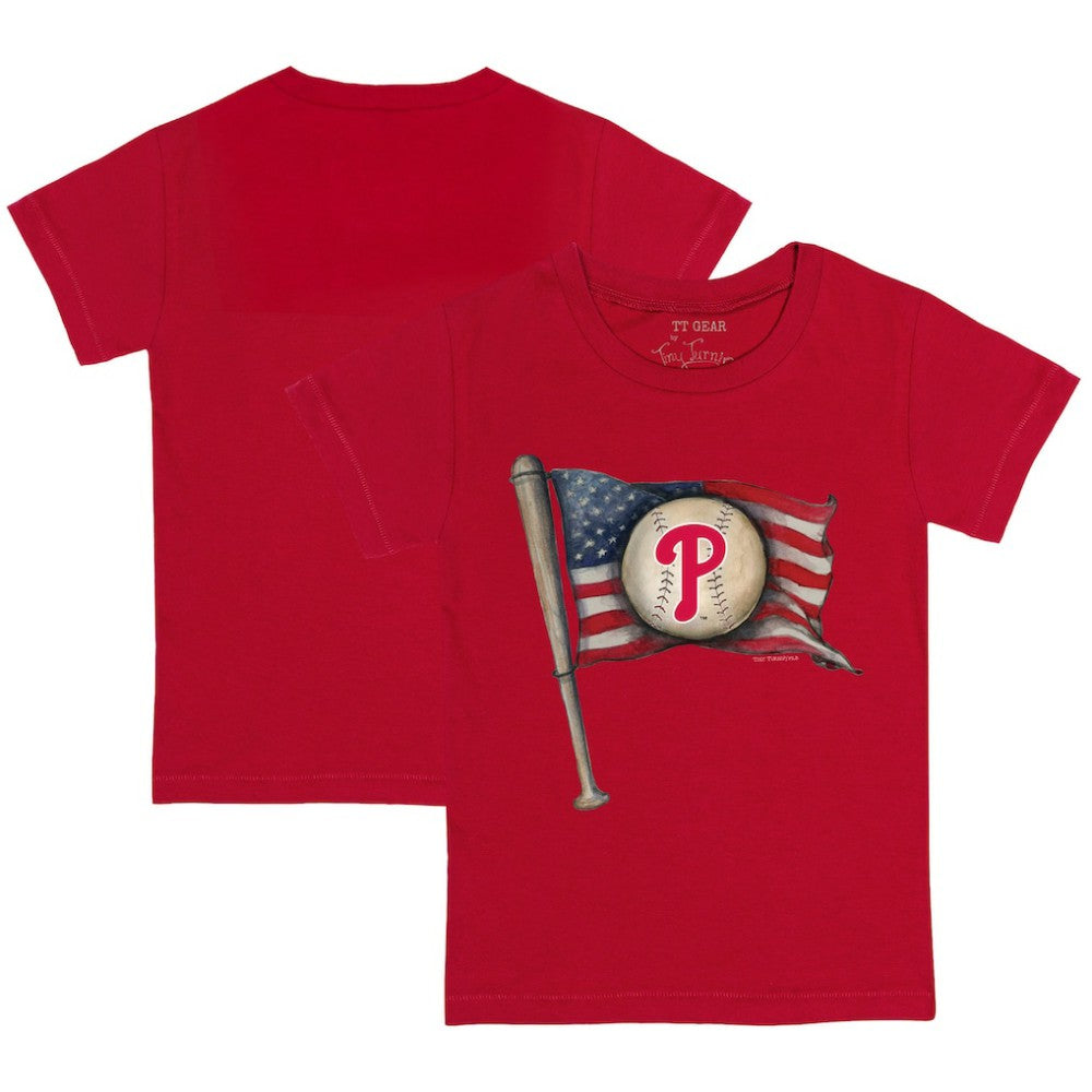 Philadelphia Phillies Tiny Turnip Youth Baseball Flag T-Shirt - MLB