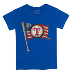 Texas Rangers Tiny Turnip Youth Baseball Flag T-Shirt - MLB