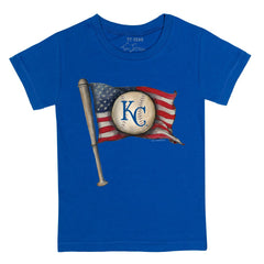 Kansas City Royals Tiny Turnip Youth Baseball Flag T-Shirt - MLB