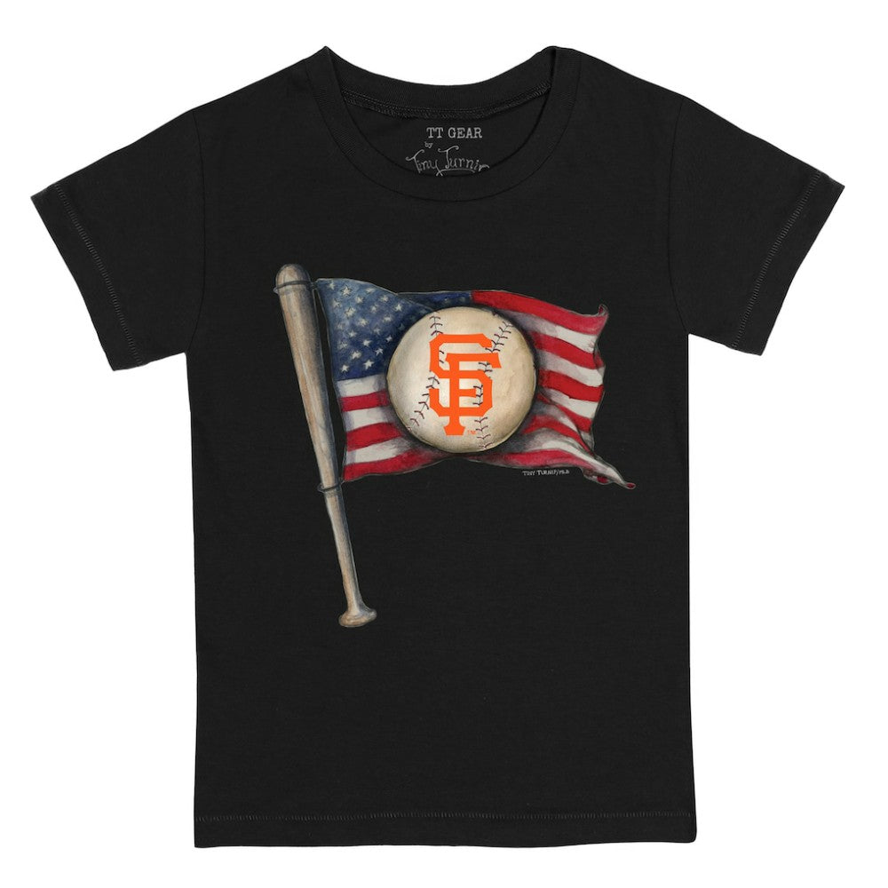 San Francisco Giants Tiny Turnip Youth Baseball Flag T-Shirt - MLB