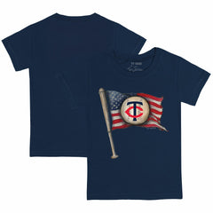 Minnesota Twins Tiny Turnip Youth Baseball Flag T-Shirt - MLB