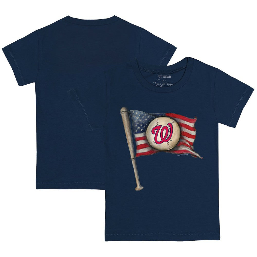 Washington Nationals Tiny Turnip Youth Baseball Flag T-Shirt - MLB