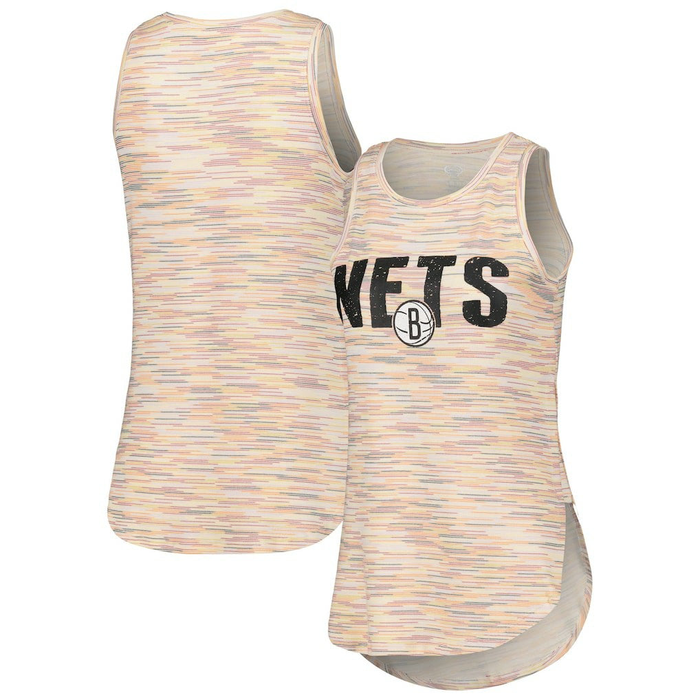 Brooklyn Nets Concepts Sport Women's Sunray Tank Top White - NBA