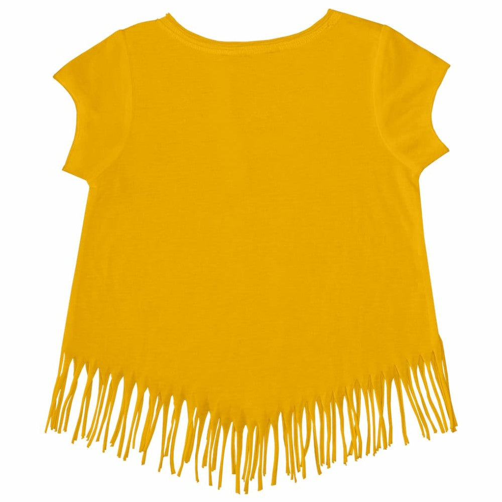 San Diego Padres Tiny Turnip Girls Youth Baseball Love Fringe T-Shirt - MLB