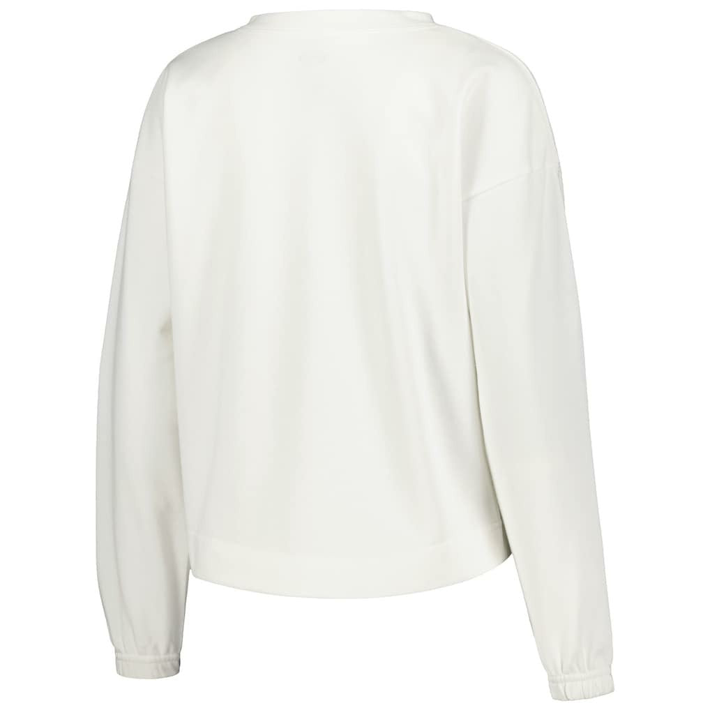 Chicago Bulls Concepts Sport Women's Sunray Notch Neck Long Sleeve Top White - NBA