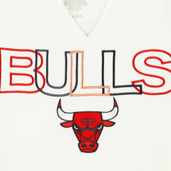 Chicago Bulls Concepts Sport Women's Sunray Notch Neck Long Sleeve Top White - NBA