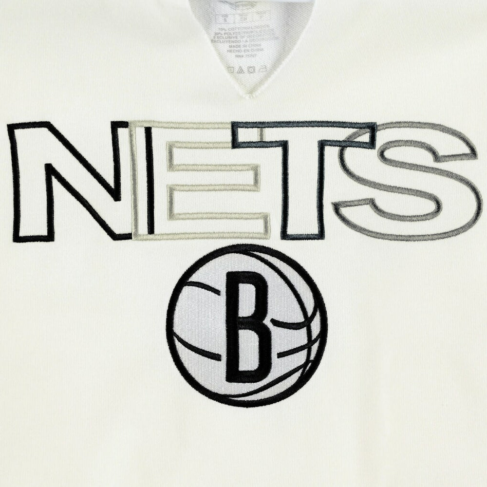 Brooklyn Nets Concepts Sport Women's Sunray Notch Neck Long Sleeve Top White - NBA