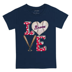 Atlanta Braves Tiny Turnip Youth Baseball Love T-Shirt - MLB