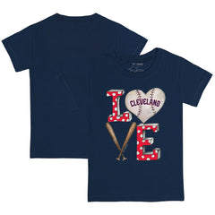 Cleveland Guardians Tiny Turnip Youth Baseball Love T-Shirt - MLB