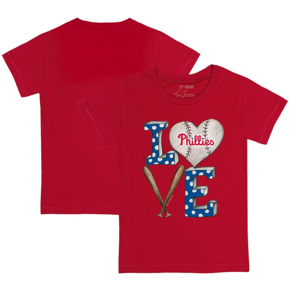 Philadelphia Phillies Tiny Turnip Youth Baseball Love T-Shirt - MLB