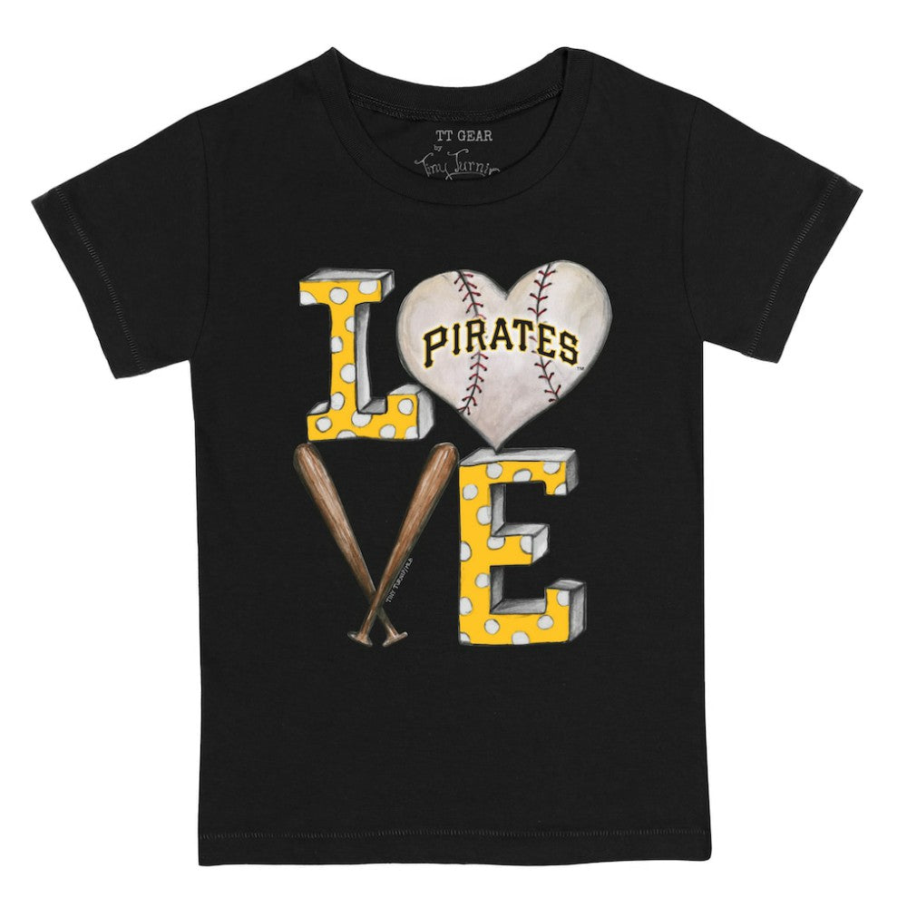 Pittsburgh Pirates Tiny Turnip Youth Baseball Love T-Shirt - MLB