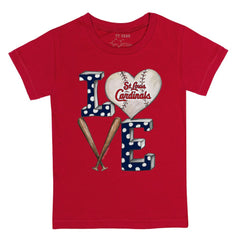 St. Louis Cardinals Tiny Turnip Youth Baseball Love T-Shirt - MLB