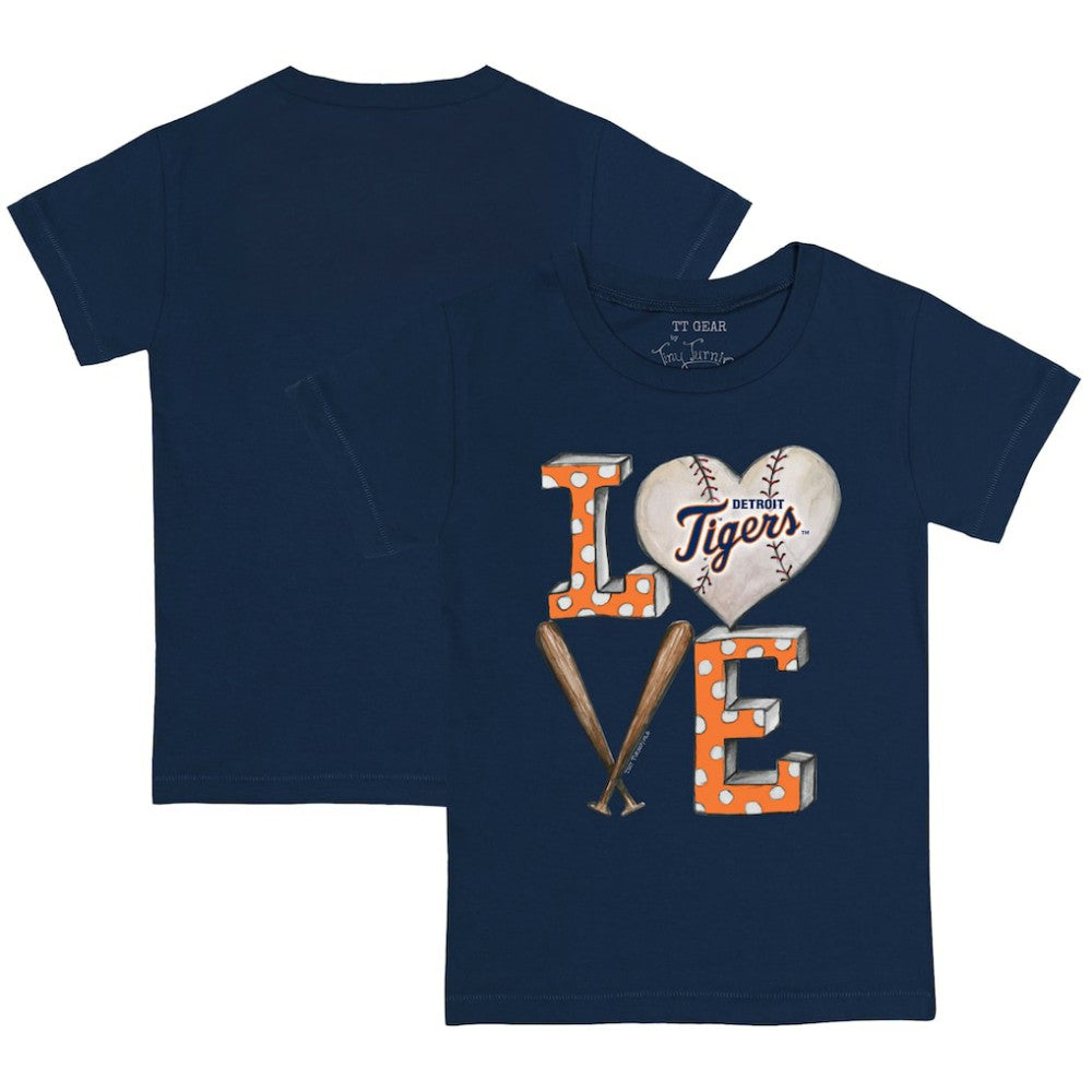 Detroit Tigers Tiny Turnip Youth Baseball Love T-Shirt - MLB