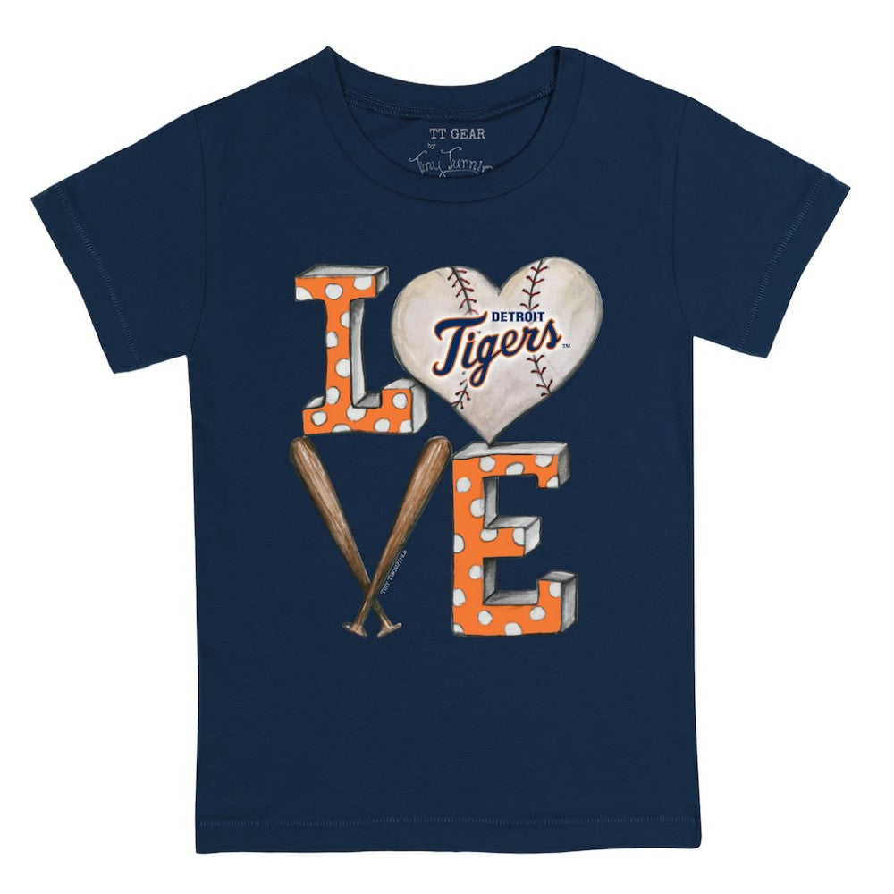 Detroit Tigers Tiny Turnip Youth Baseball Love T-Shirt - MLB