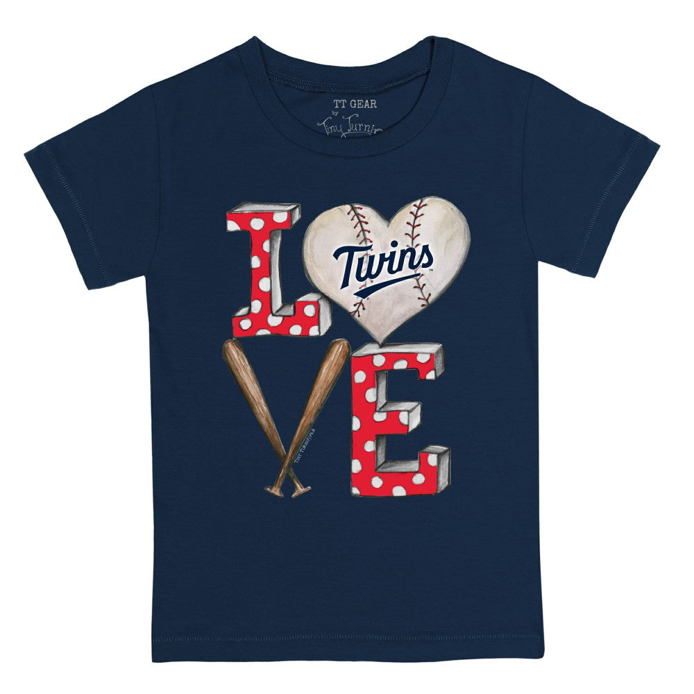Minnesota Twins Tiny Turnip Youth Baseball Love T-Shirt - MLB