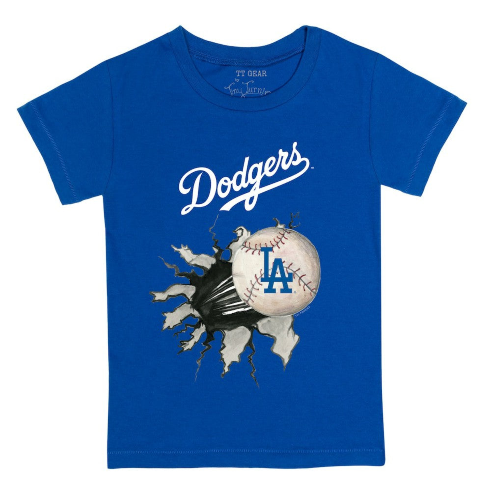 Los Angeles Dodgers Tiny Turnip Youth Baseball Tear T-Shirt - MLB