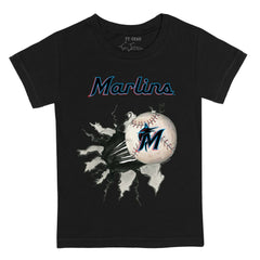 Miami Marlins Tiny Turnip Youth Baseball Tear T-Shirt - MLB