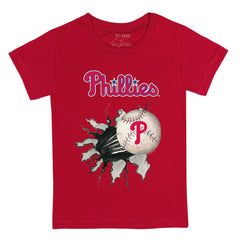 Philadelphia Phillies Tiny Turnip Youth Baseball Tear T-Shirt - MLB