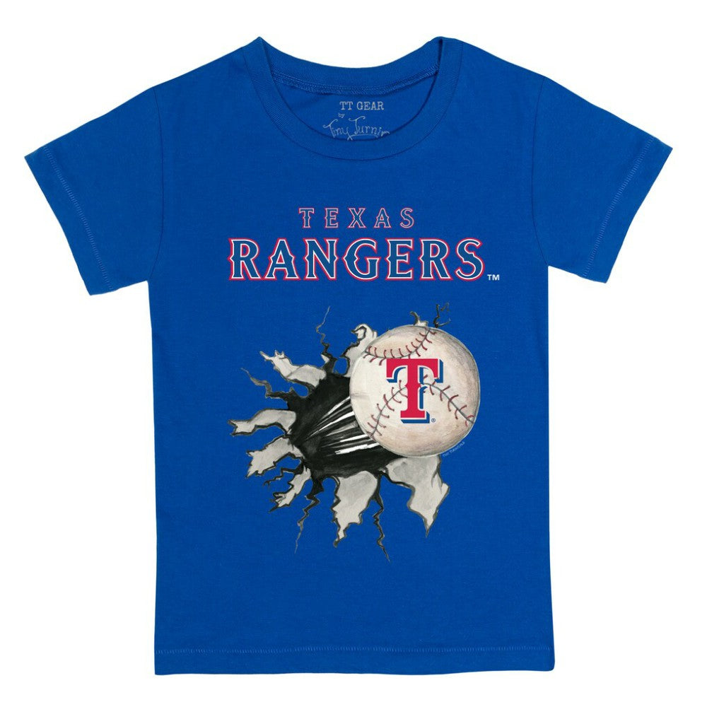 Texas Rangers Tiny Turnip Youth Baseball Tear T-Shirt - MLB