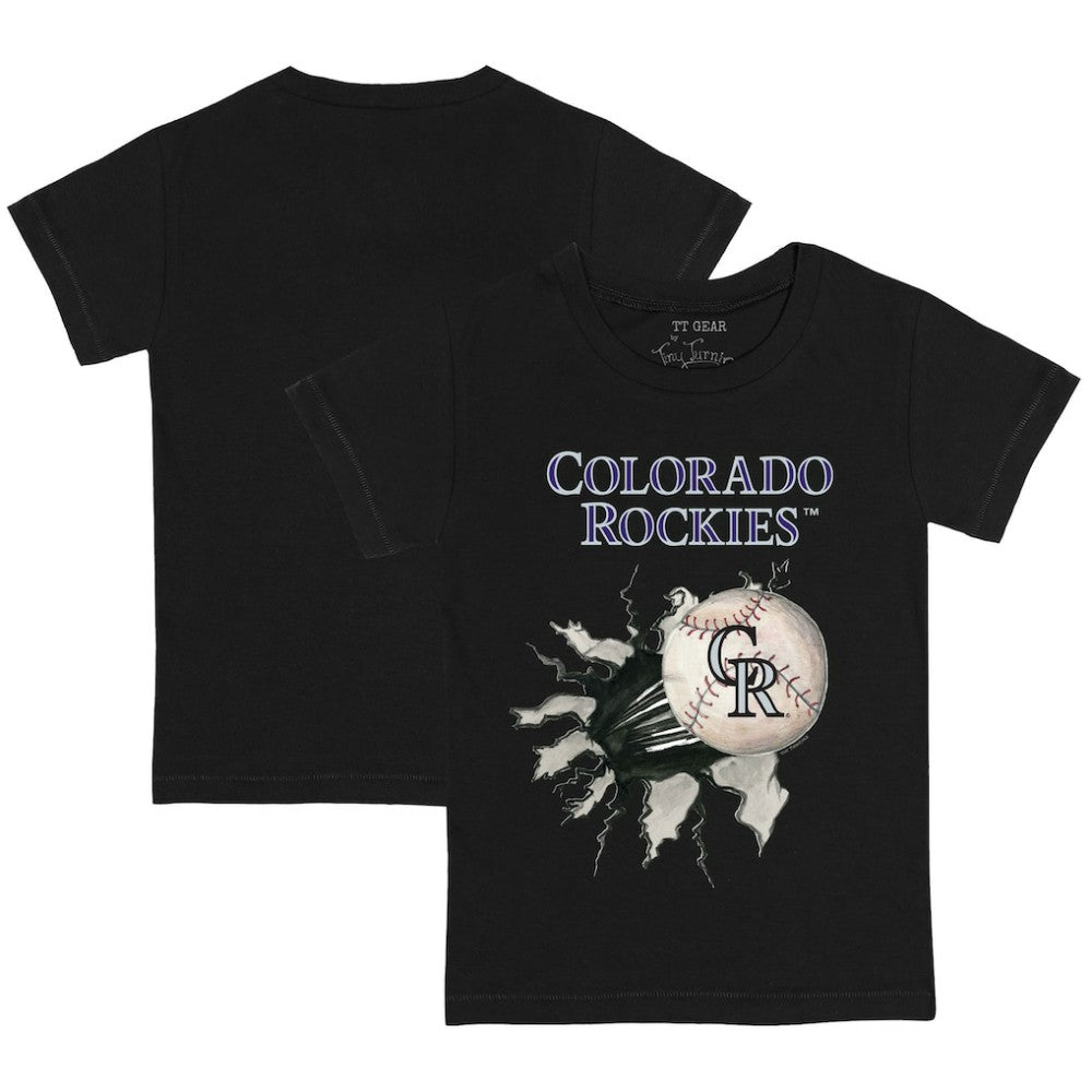 Colorado Rockies Tiny Turnip Youth Baseball Tear T-Shirt - MLB