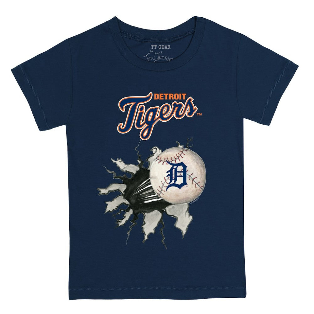 Detroit Tigers Tiny Turnip Youth Baseball Tear T-Shirt - MLB