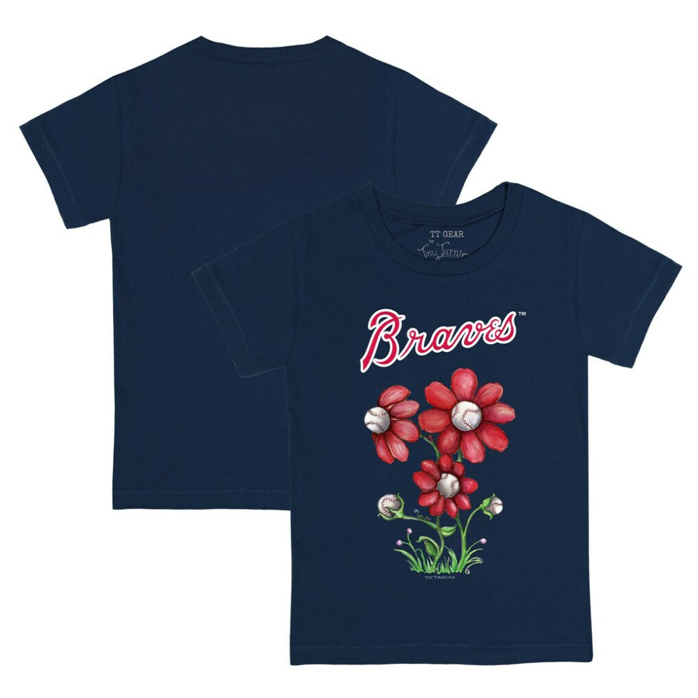 Atlanta Braves Tiny Turnip Youth Blooming Baseballs T-Shirt - MLB