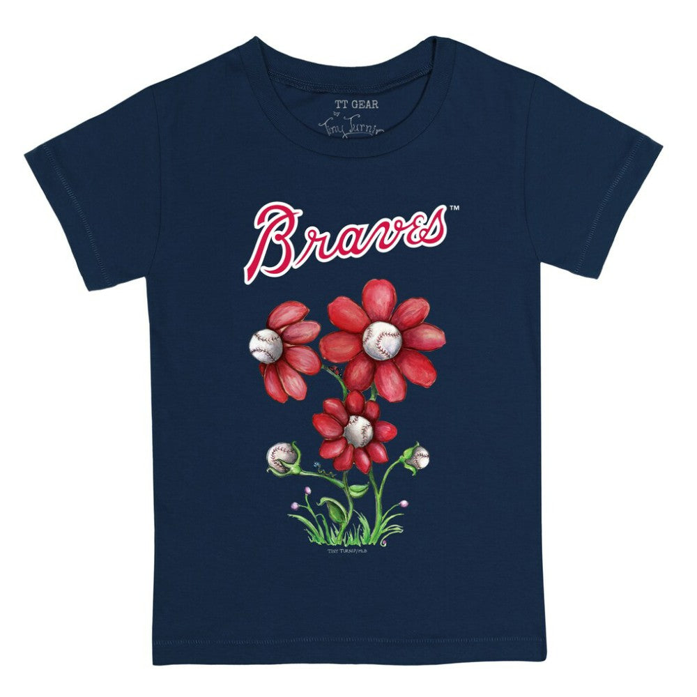 Atlanta Braves Tiny Turnip Youth Blooming Baseballs T-Shirt - MLB