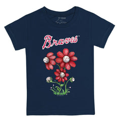 Atlanta Braves Tiny Turnip Youth Blooming Baseballs T-Shirt - MLB
