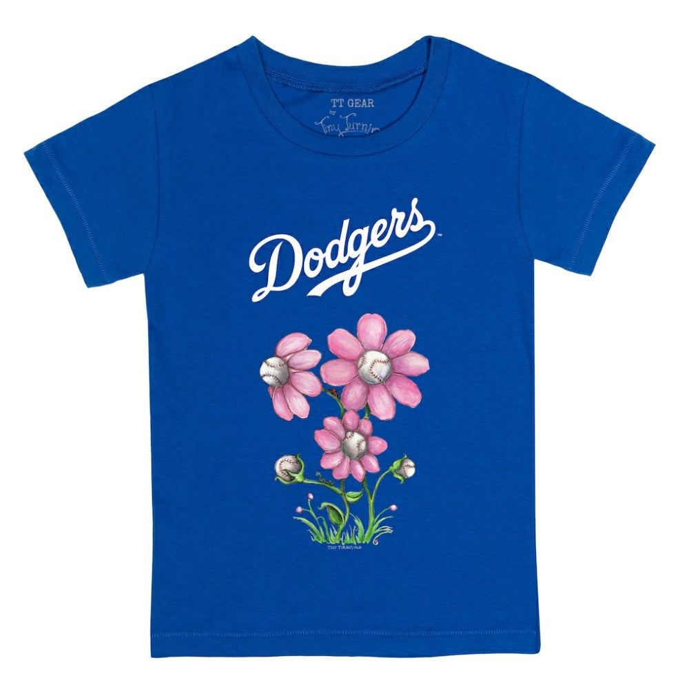 Los Angeles Dodgers Tiny Turnip Youth Blooming Baseballs T-Shirt - MLB