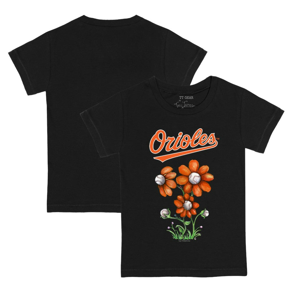 Baltimore Orioles Tiny Turnip Youth Blooming Baseballs T-Shirt - MLB