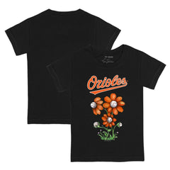 Baltimore Orioles Tiny Turnip Youth Blooming Baseballs T-Shirt - MLB