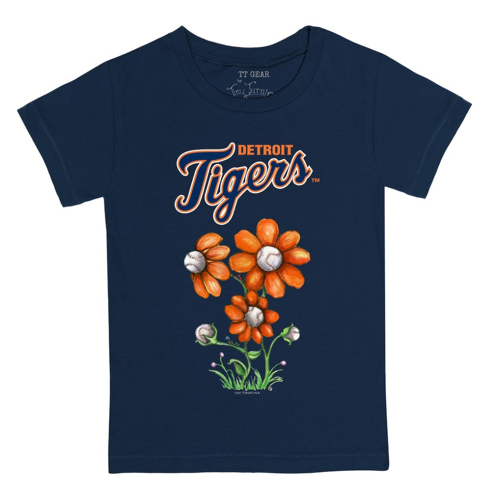 Detroit Tigers Tiny Turnip Youth Blooming Baseballs T-Shirt - MLB