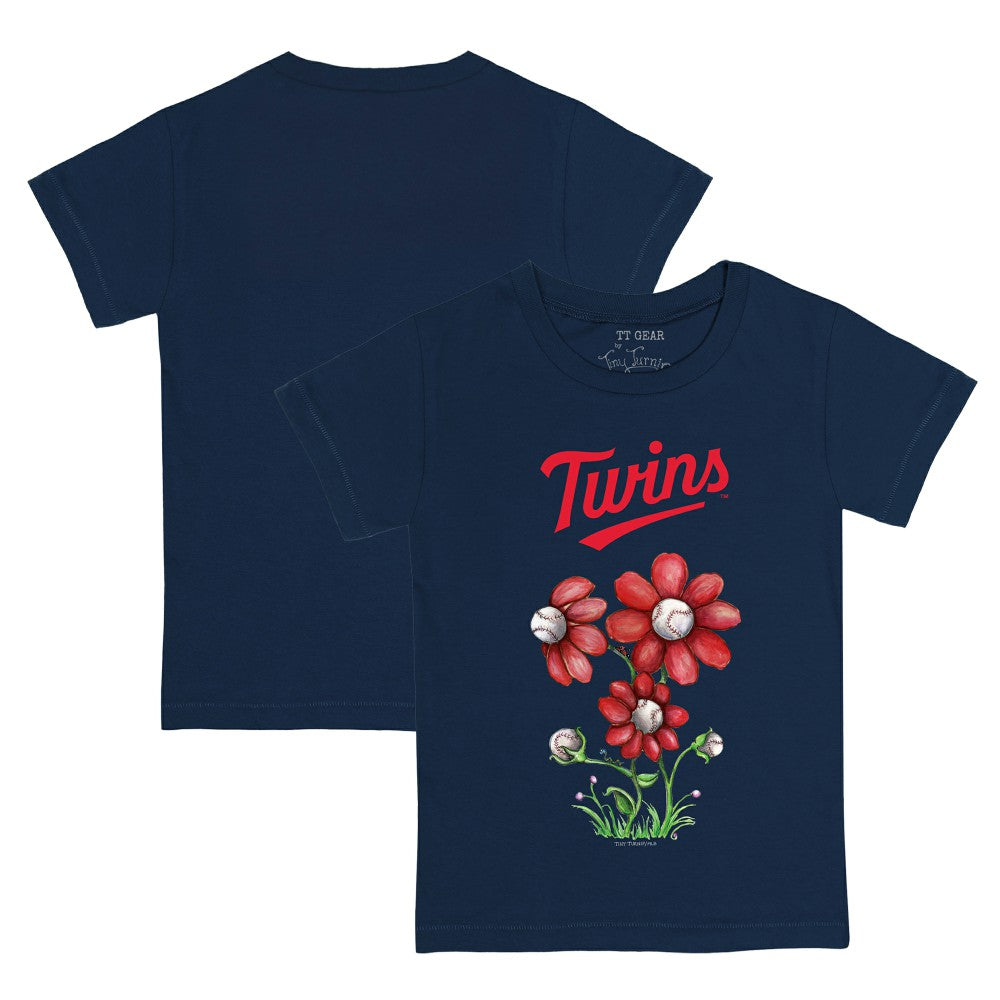 Minnesota Twins Tiny Turnip Youth Blooming Baseballs T-Shirt - MLB