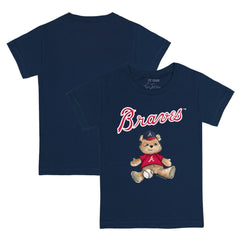Atlanta Braves Tiny Turnip Youth Teddy Boy T-Shirt - MLB