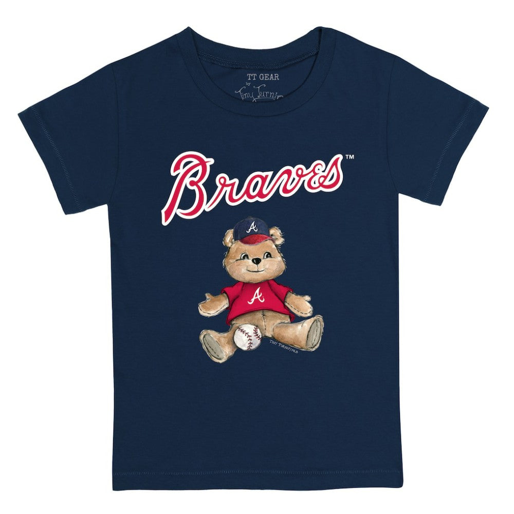 Atlanta Braves Tiny Turnip Youth Teddy Boy T-Shirt - MLB
