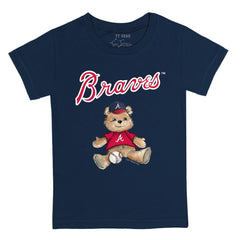 Atlanta Braves Tiny Turnip Youth Teddy Boy T-Shirt - MLB