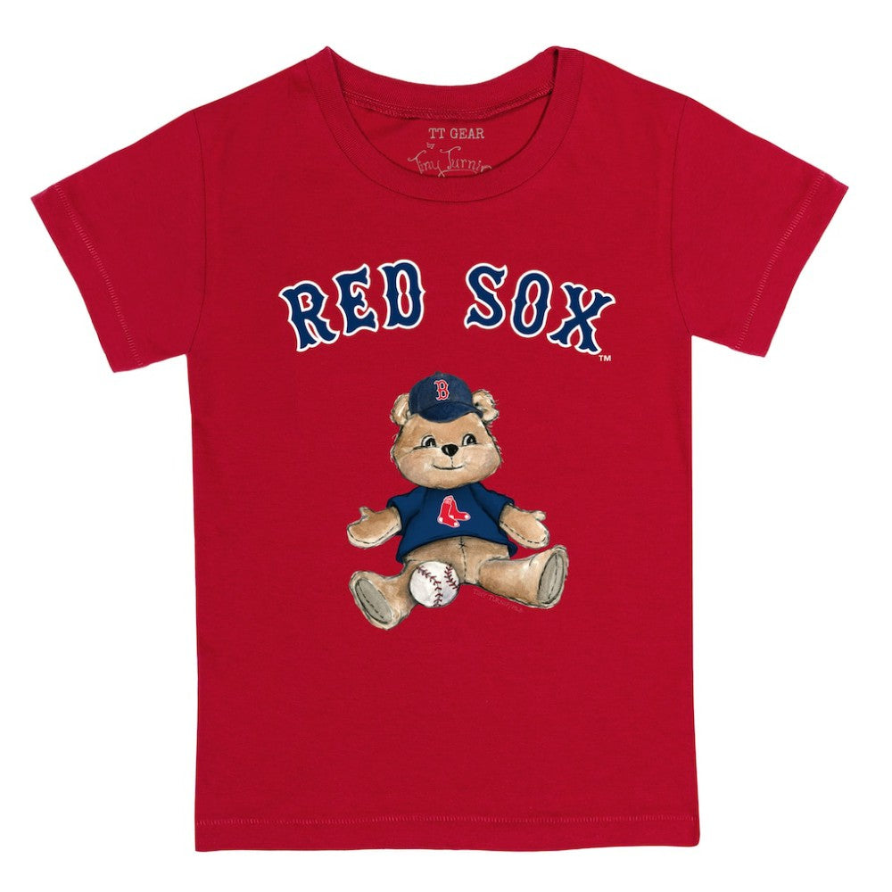 Boston Red Sox Tiny Turnip Youth Teddy Boy T-Shirt - MLB