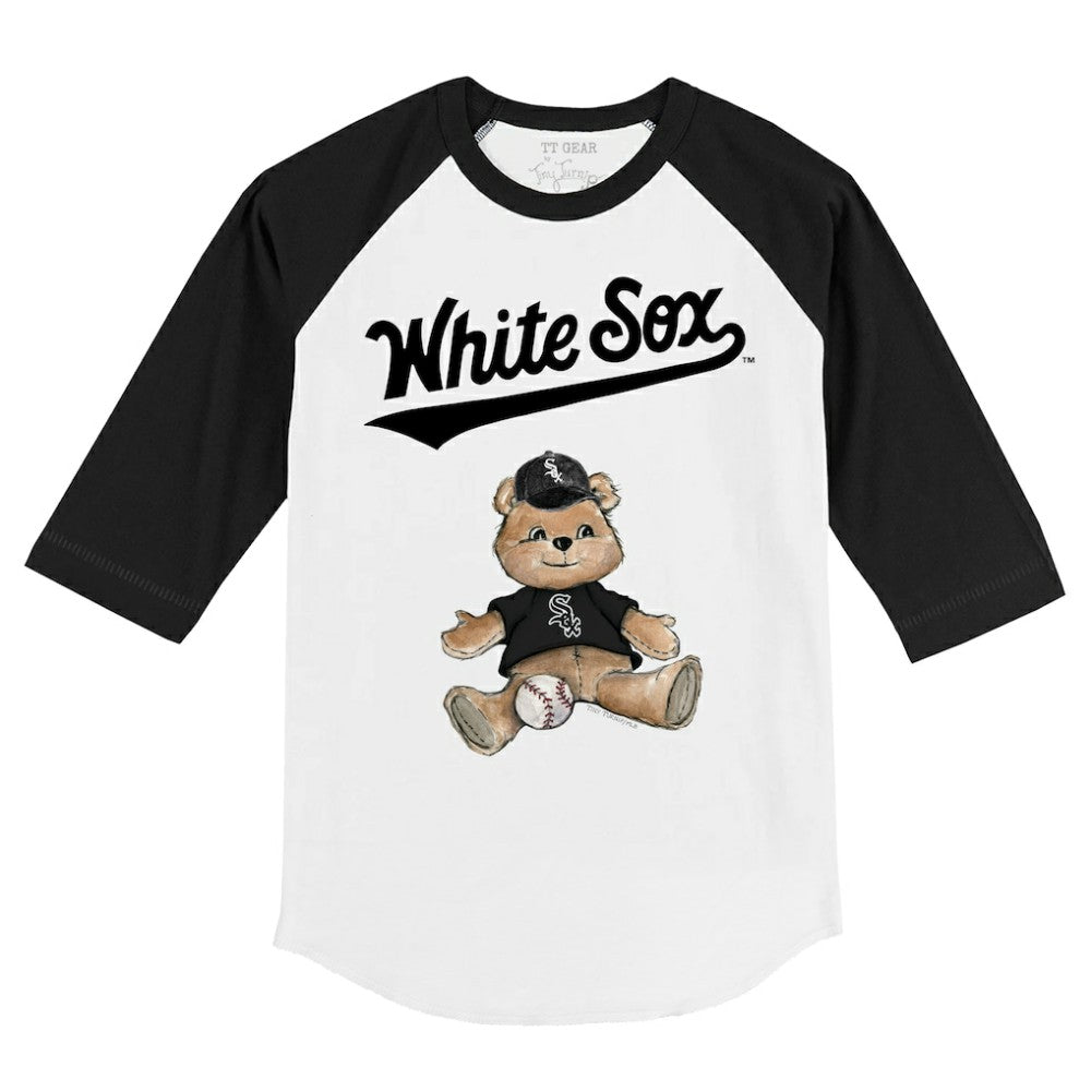 Chicago White Sox Tiny Turnip Youth Teddy Boy 3/4-Sleeve Raglan T-Shirt - MLB