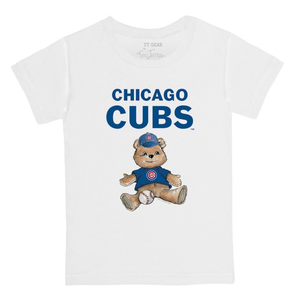Chicago Cubs Tiny Turnip Youth Teddy Boy T-Shirt - MLB