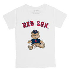 Boston Red Sox Tiny Turnip Youth Teddy Boy T-Shirt - MLB