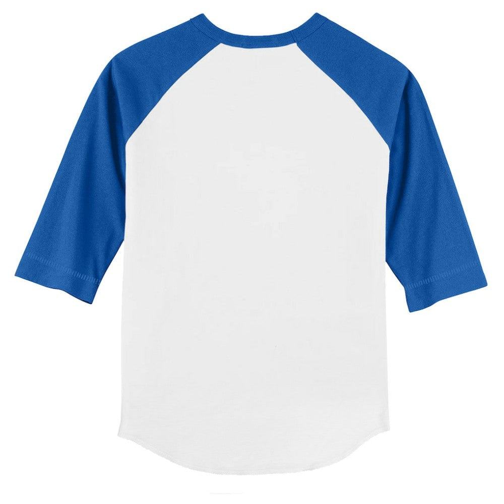 Los Angeles Dodgers Tiny Turnip Youth Bubbles 3/4-Sleeve Raglan T-Shirt - MLB