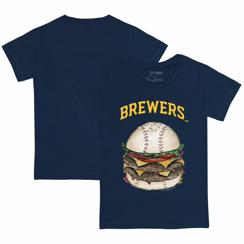 Milwaukee Brewers Tiny Turnip Youth Burger T-Shirt - MLB
