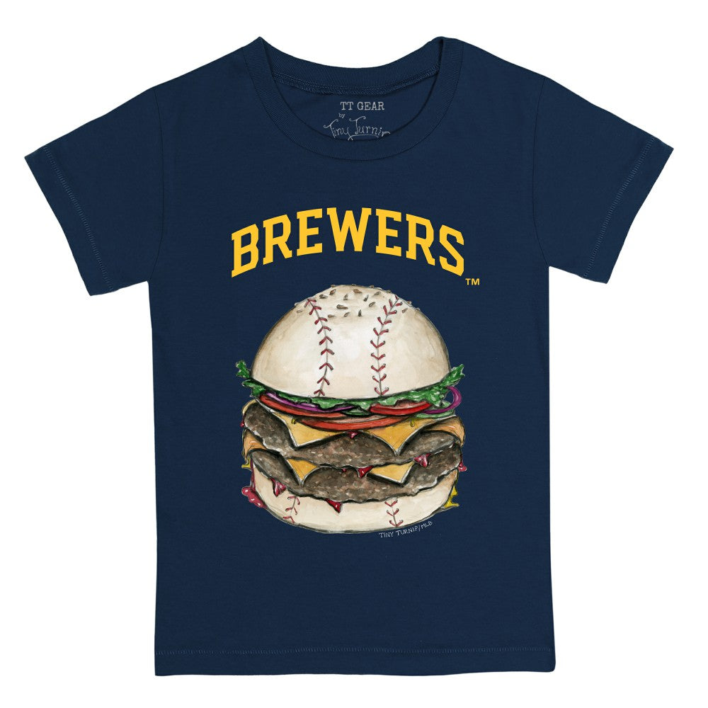 Milwaukee Brewers Tiny Turnip Youth Burger T-Shirt - MLB