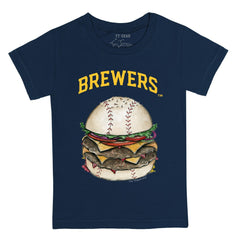 Milwaukee Brewers Tiny Turnip Youth Burger T-Shirt - MLB